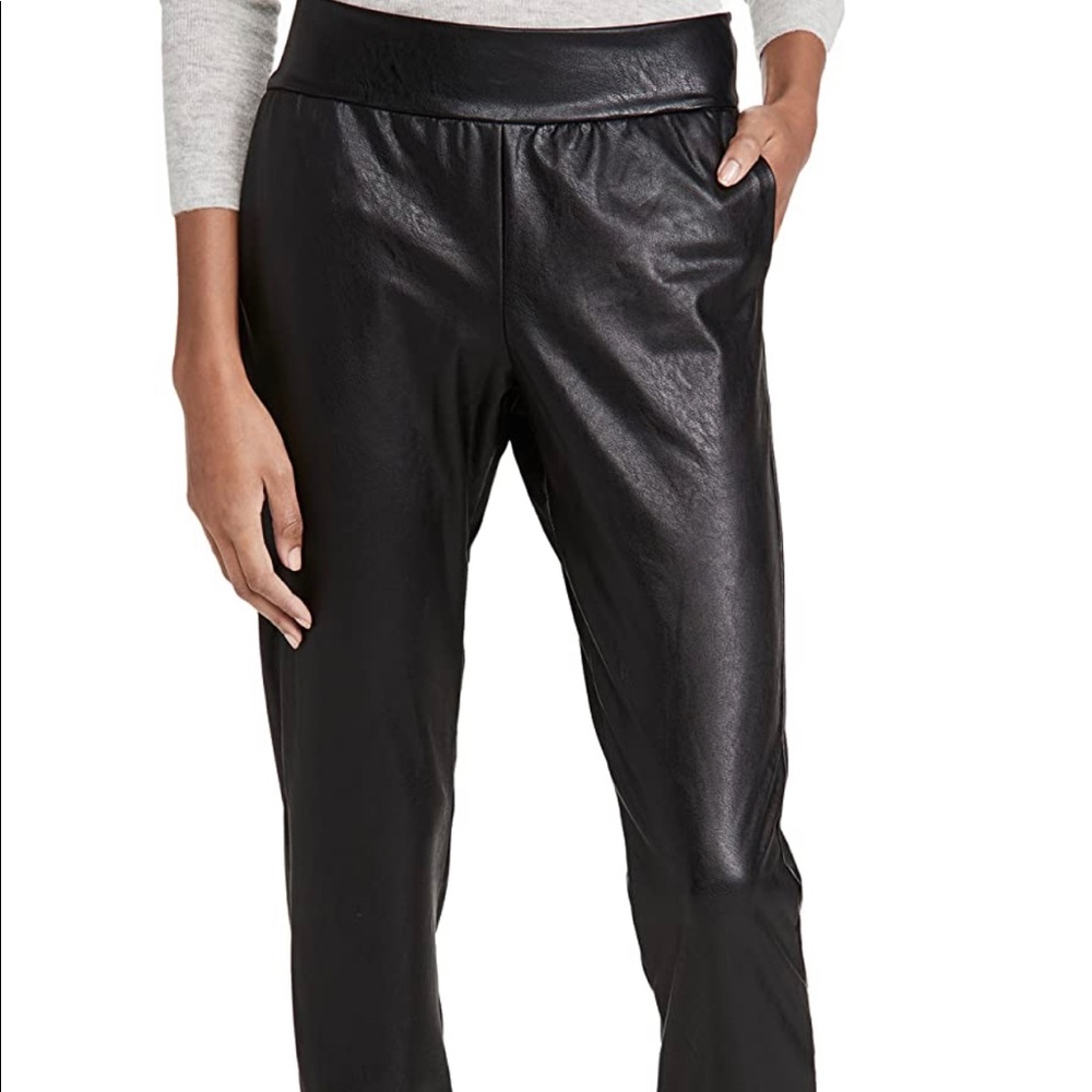 Commando faux leather jogger